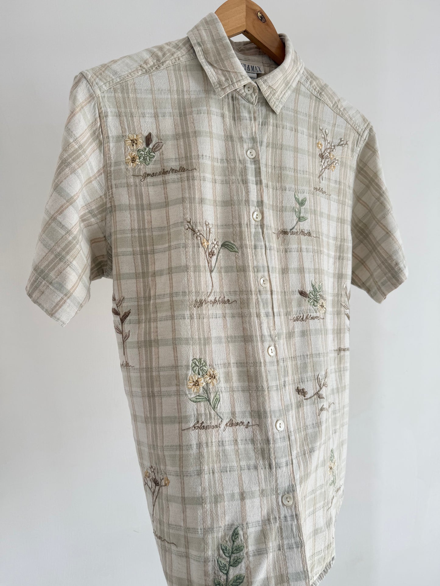 Checkered Floral Shirt