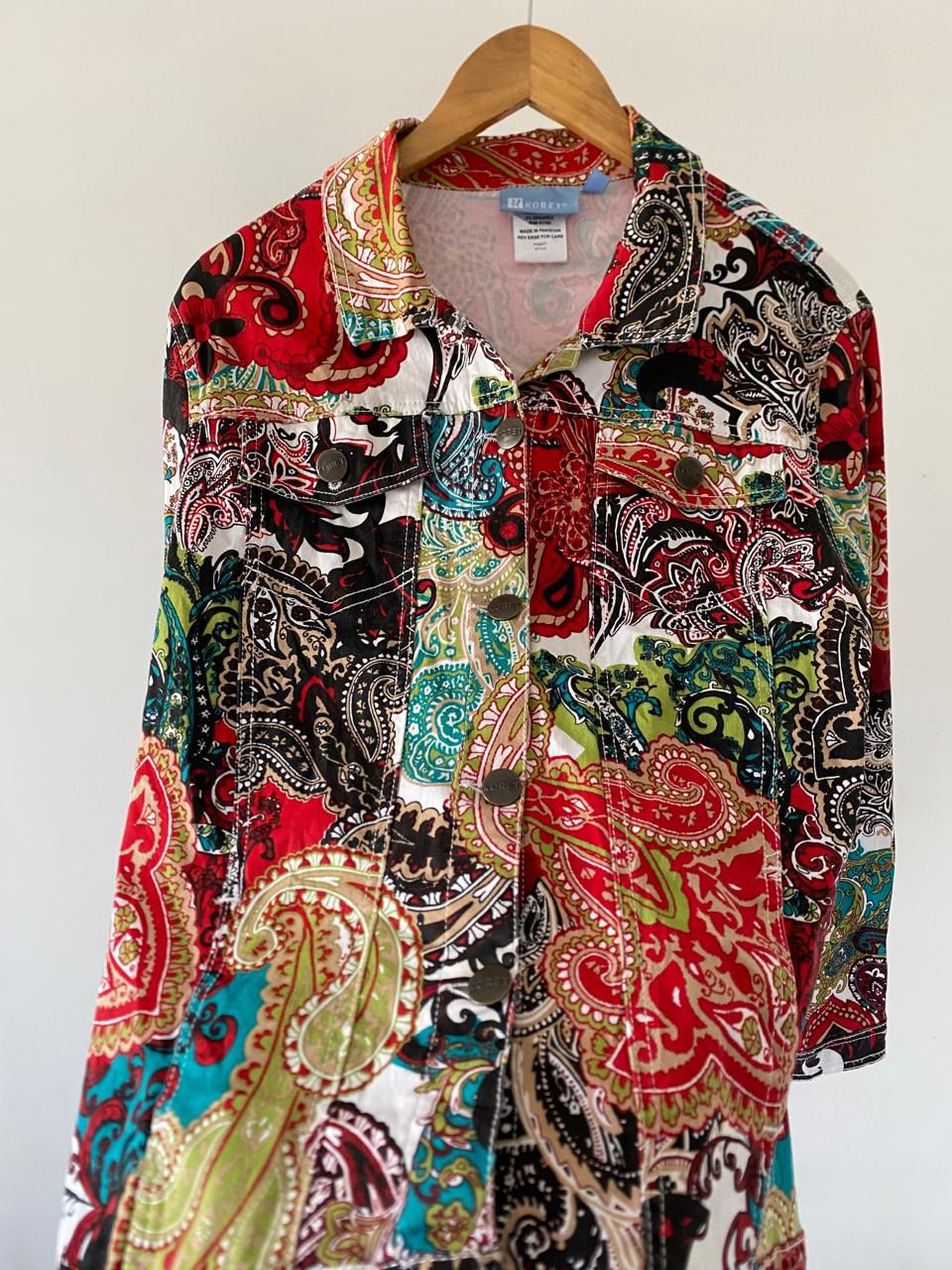 Multicolor Paisley Patchwork Jacket