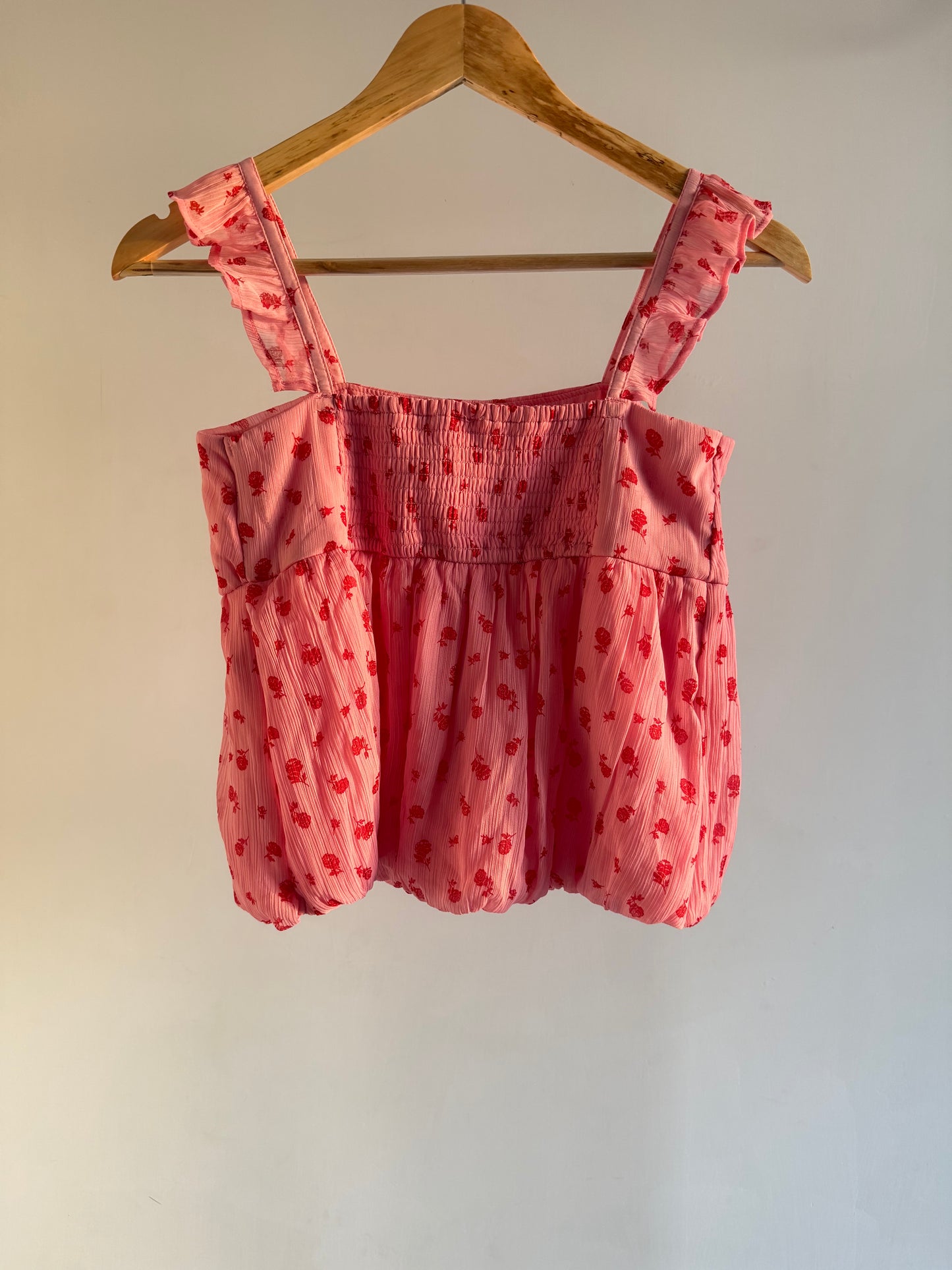 Pink Printed Top
