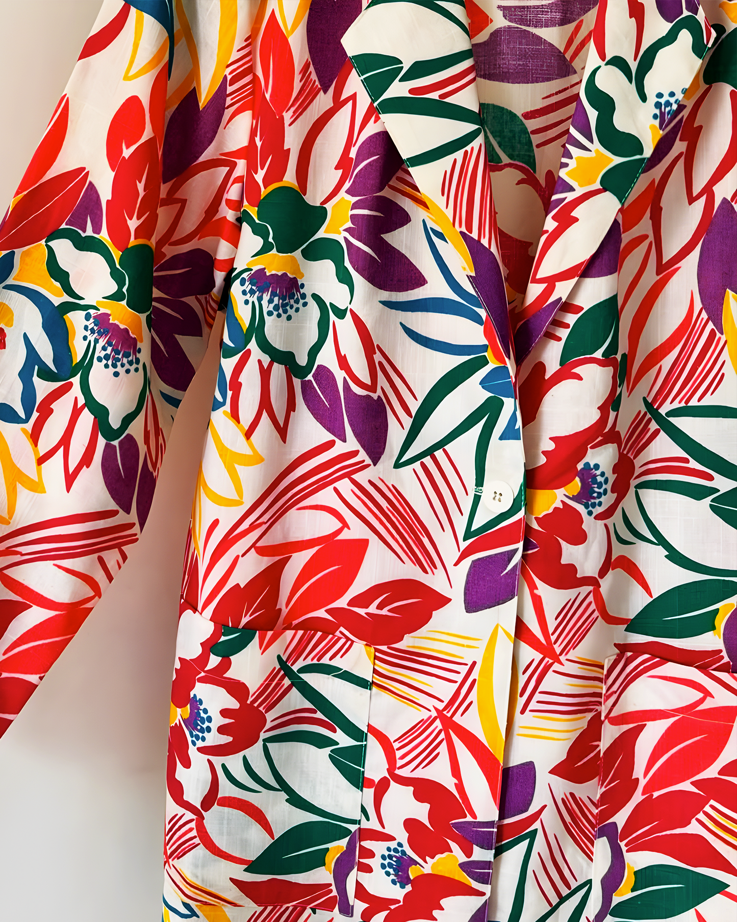 Carnival Bloom Oversized Blazer