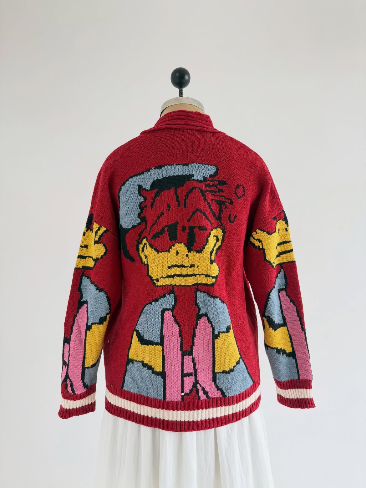 Red Donald Duck Cardigan