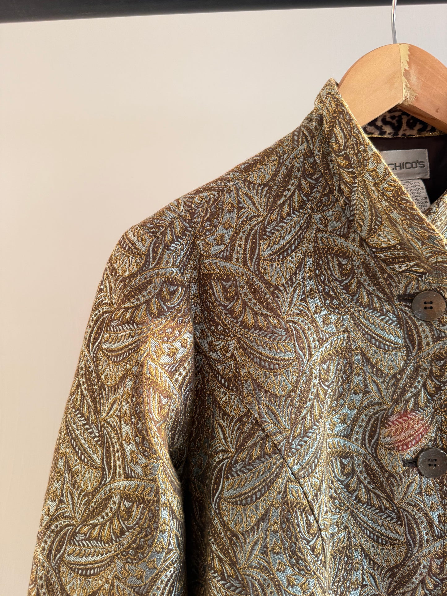 Olive Green Shimmery Jacket