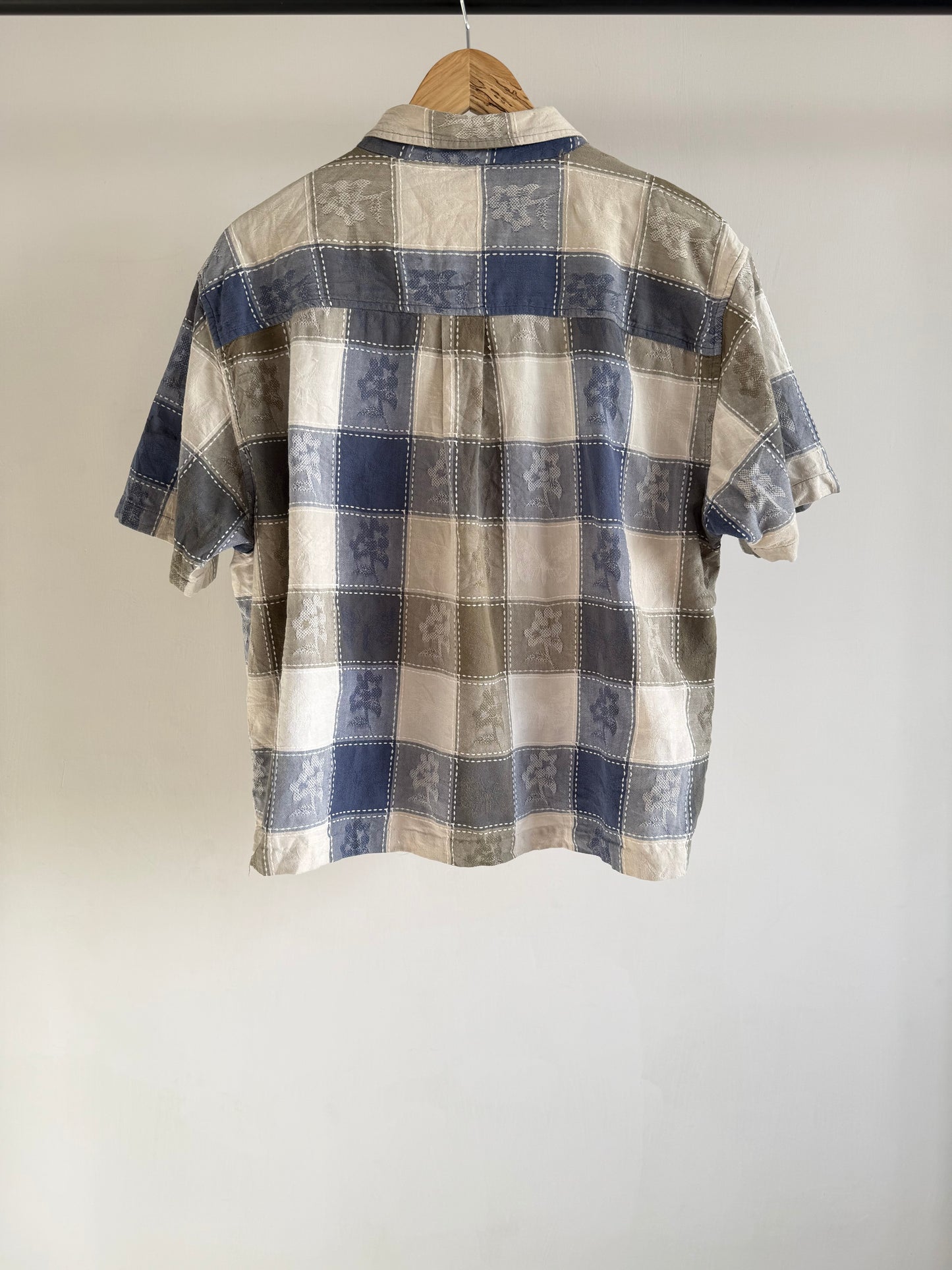 Vintage Neutral Checkered Shirt