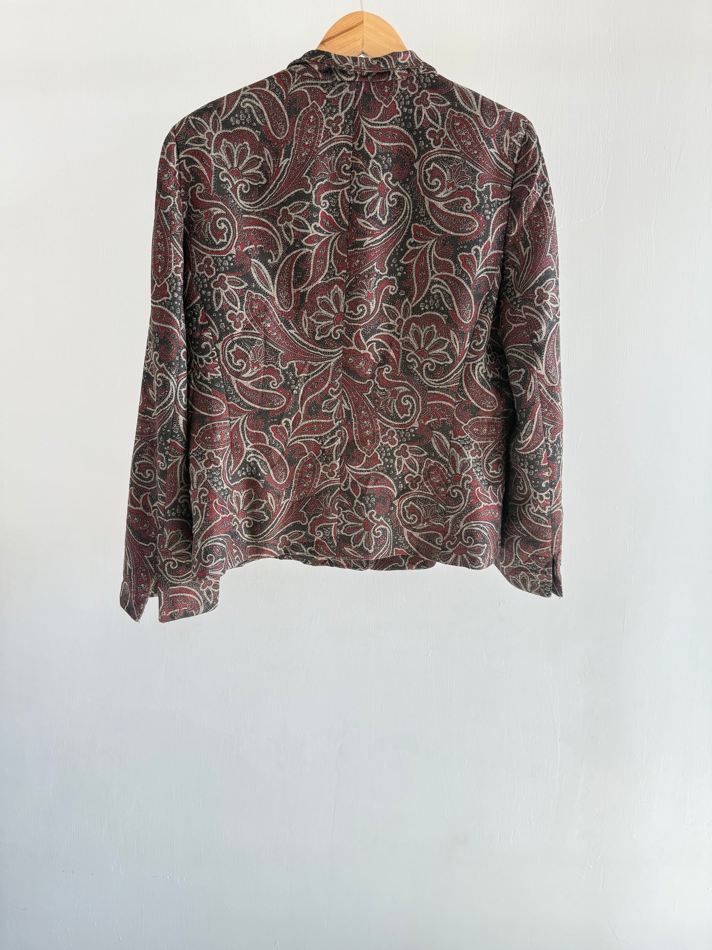 Boho Maroon Blazer