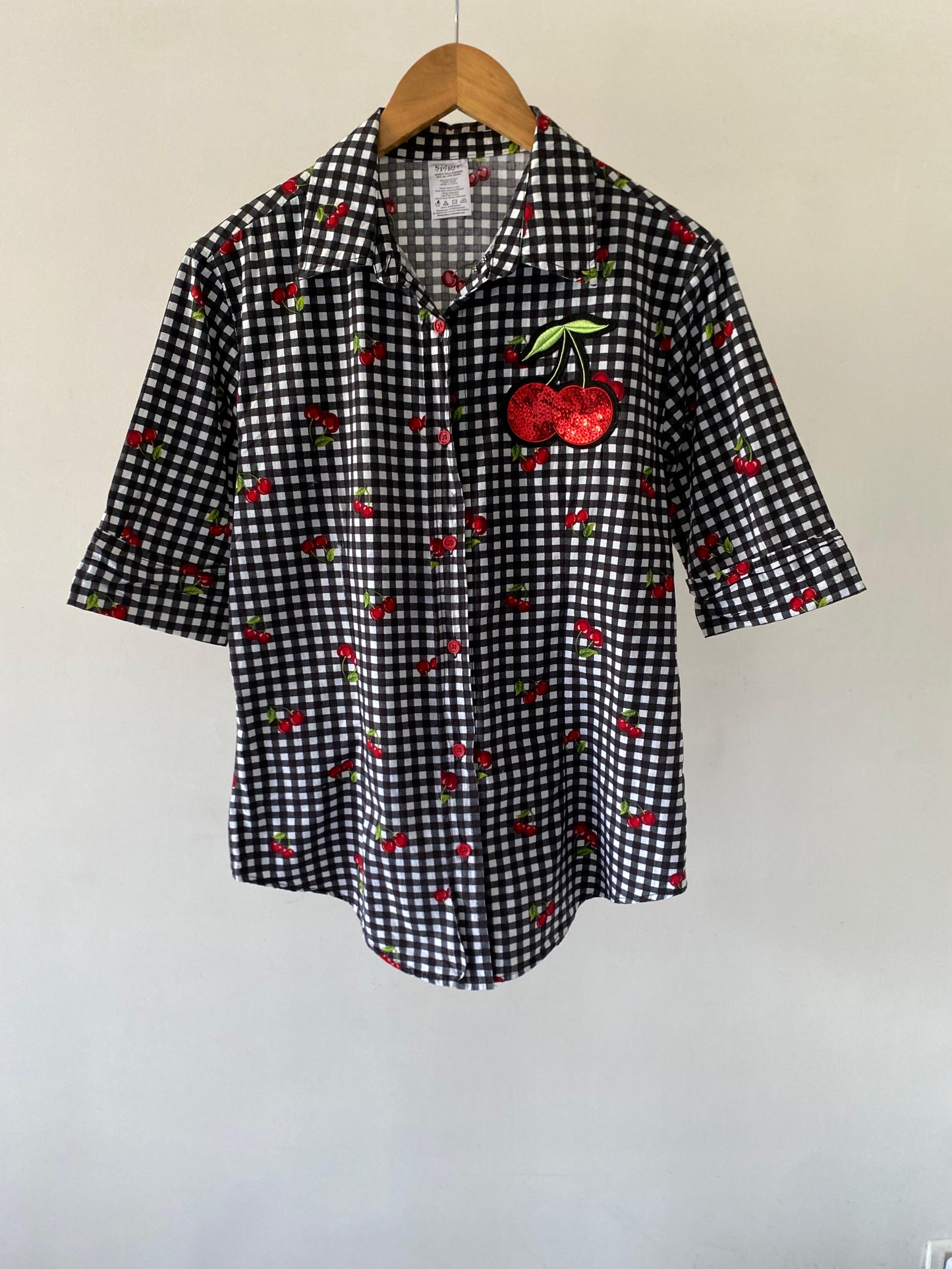 Cherry checkered shirt