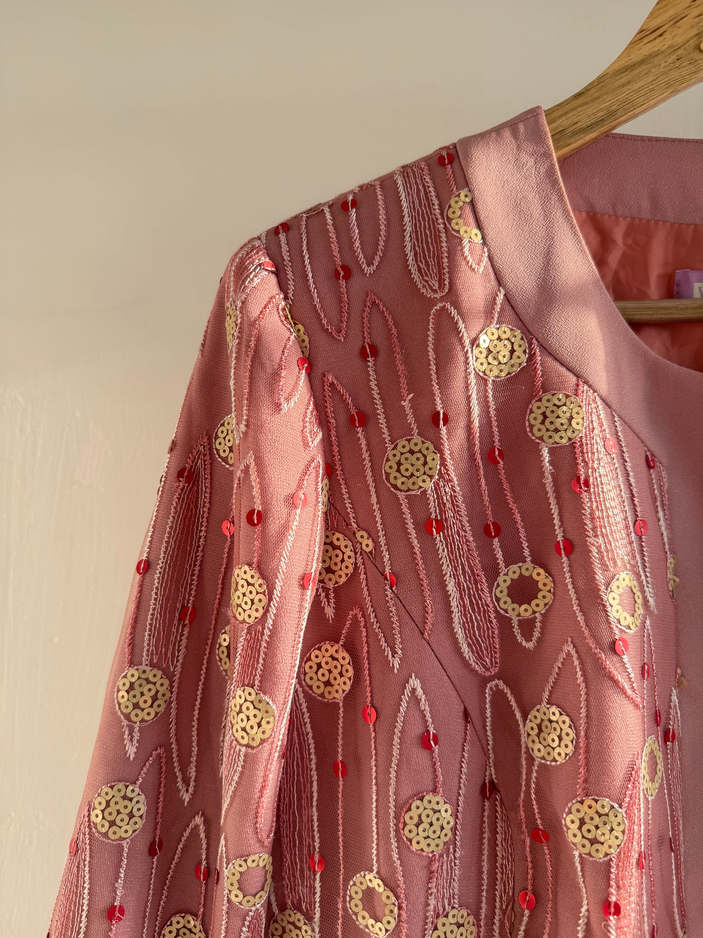 Mauve Embroidered Jacket