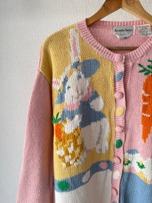 Rabbit pink cardigan