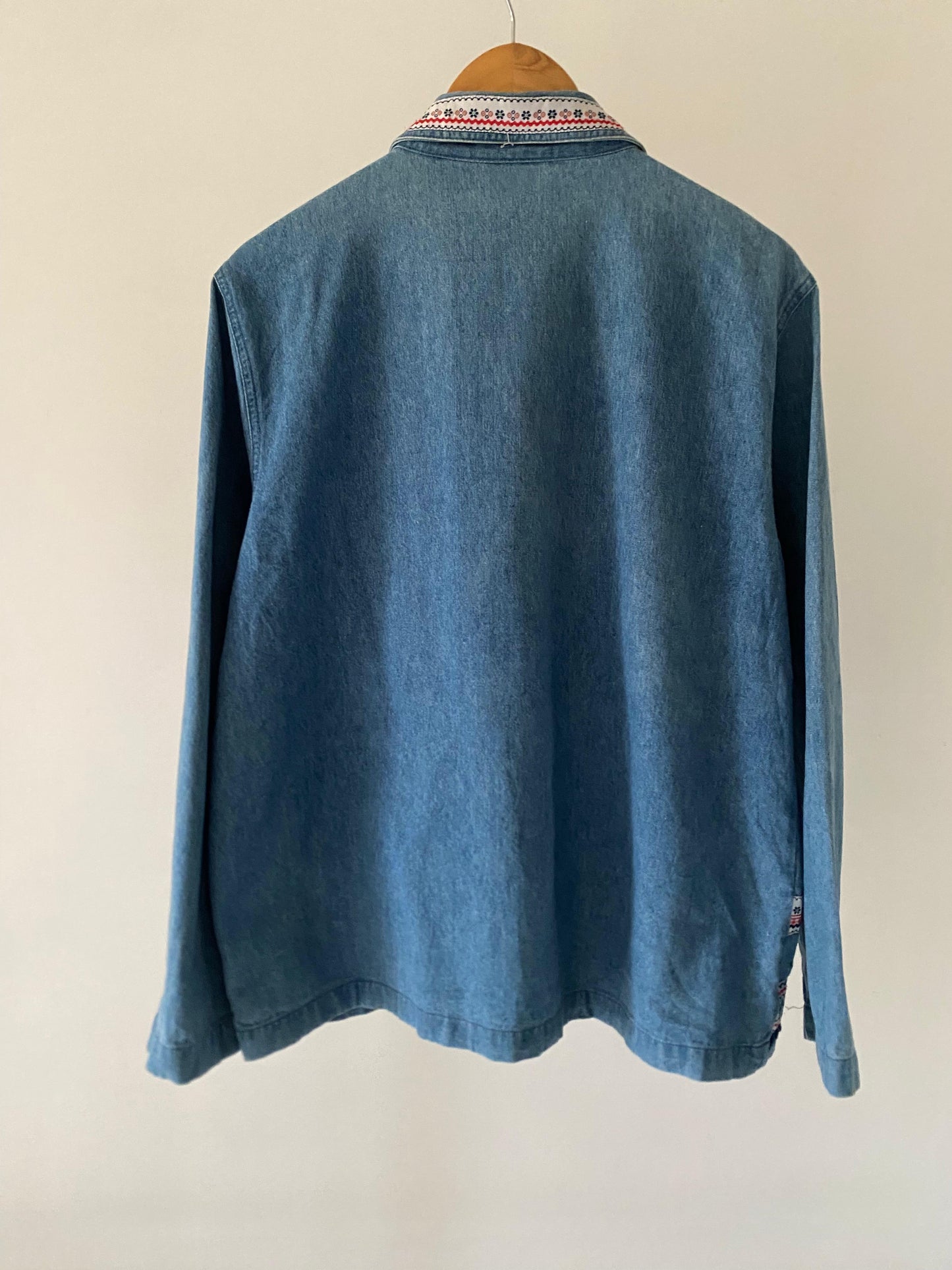 Denim Embroidered Shirt