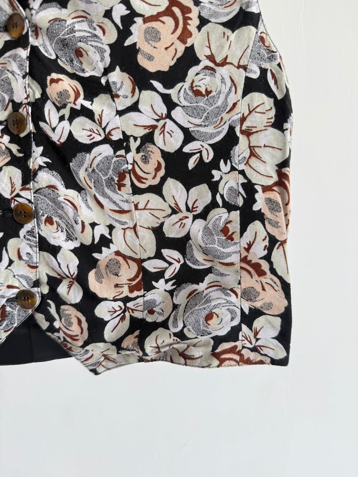 Vintage Floral Vest