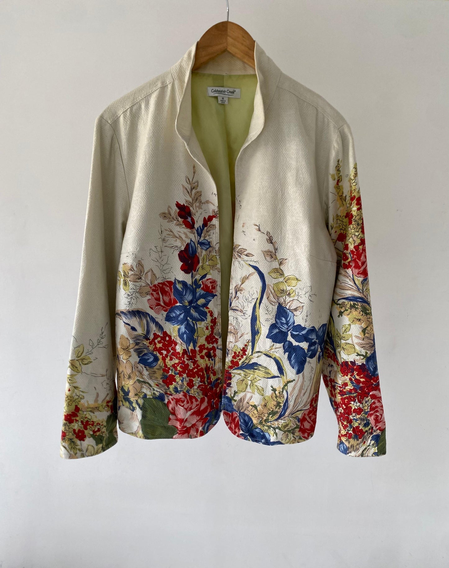 Floral cotton  jacket