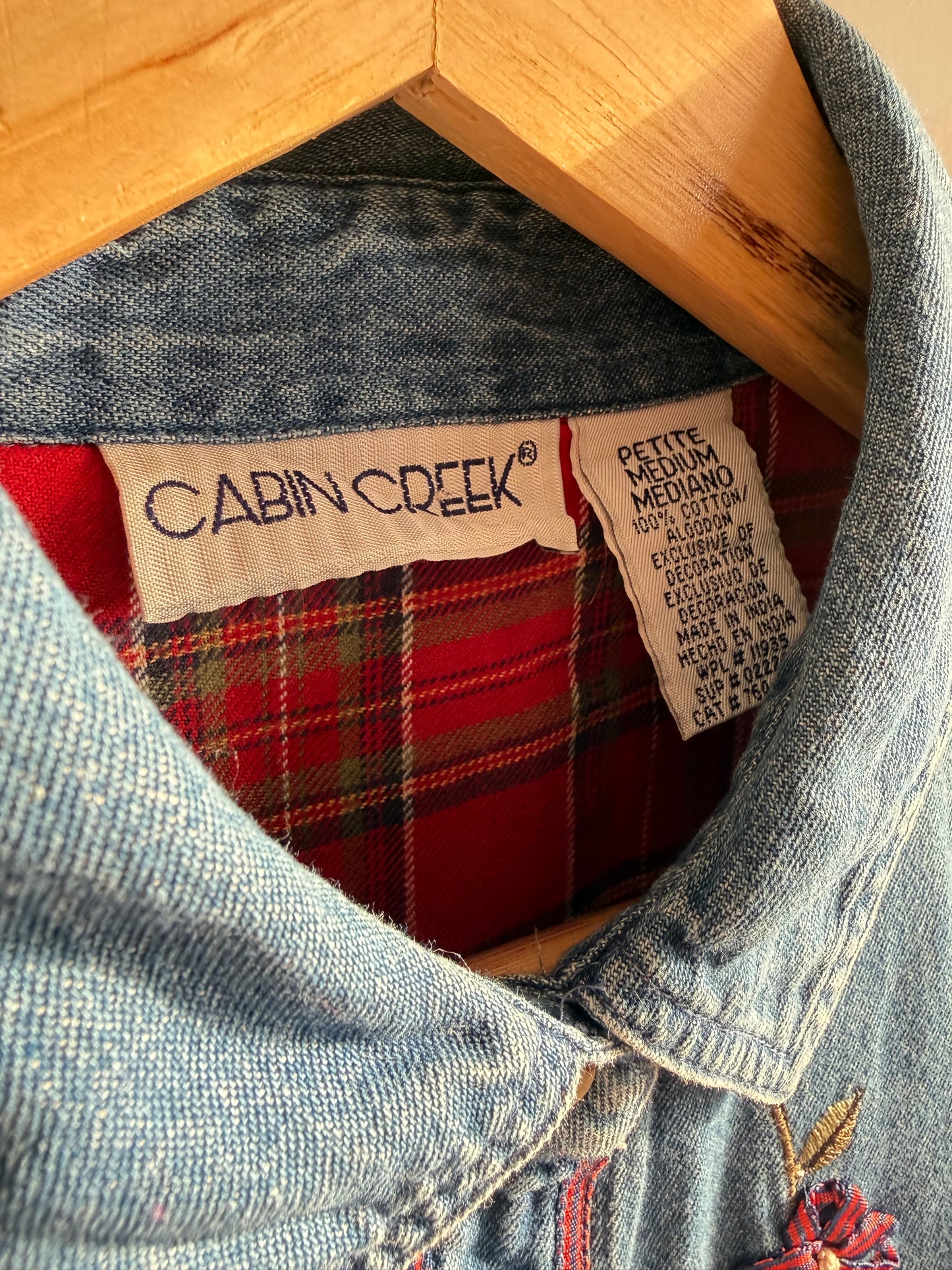 Denim Embroidered Shirt