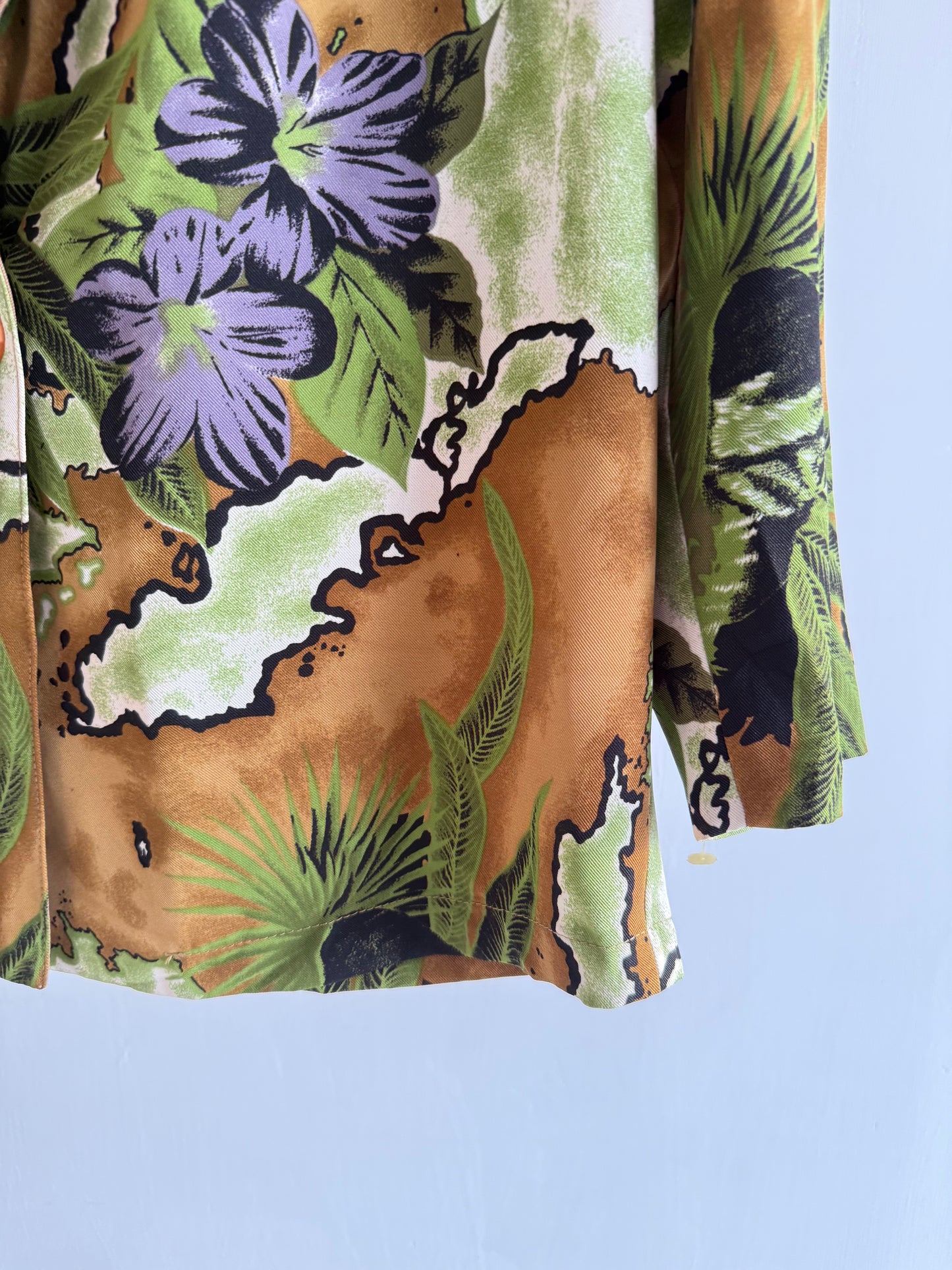 Multicoloured Polyester Blazer