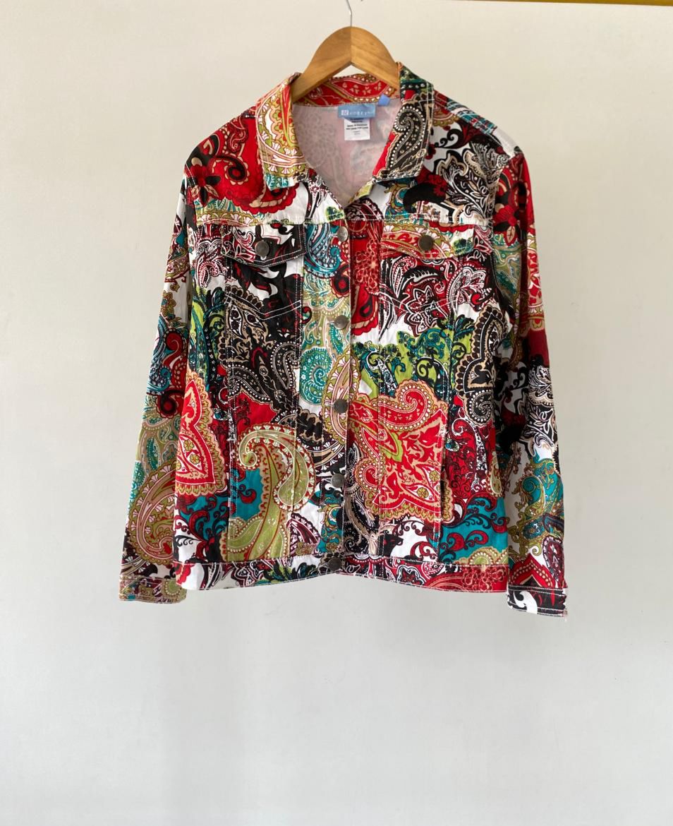 Multicolor Paisley Patchwork Jacket
