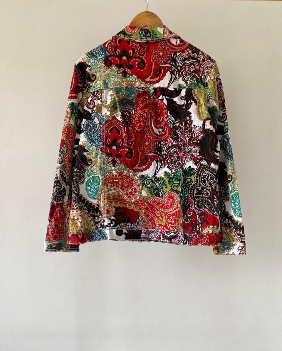 Multicolor Paisley Patchwork Jacket