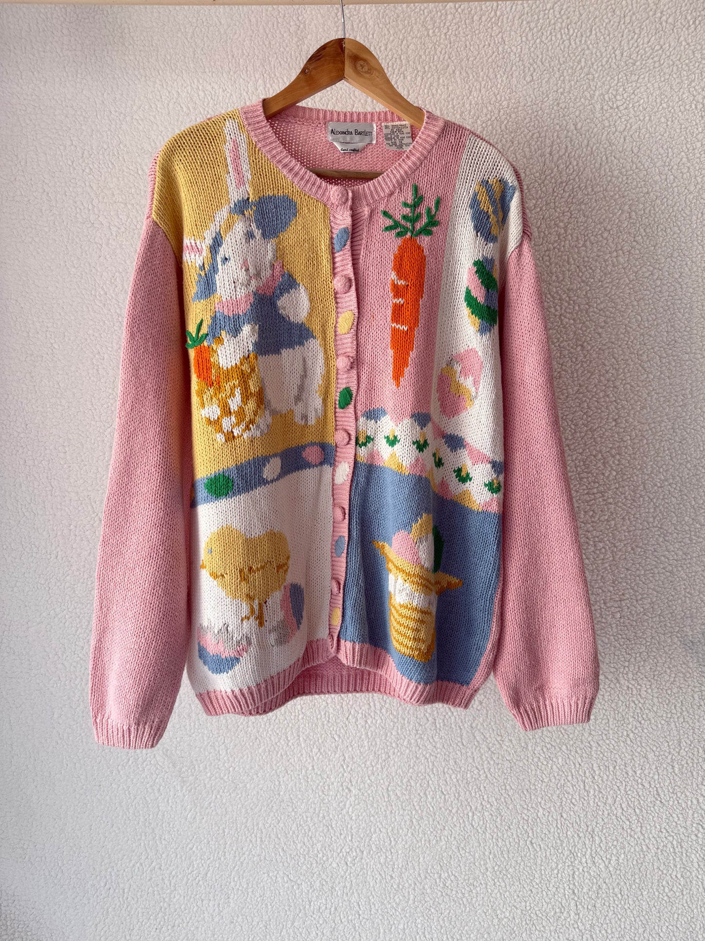 Rabbit pink cardigan