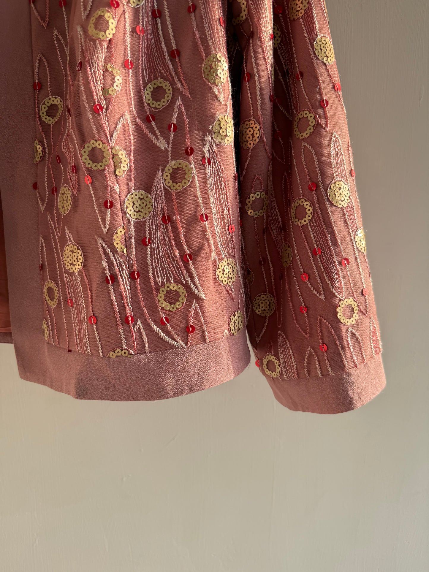 Mauve Embroidered Jacket