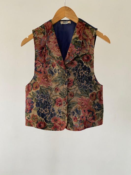 Tapestry Vest - Garden Bloom