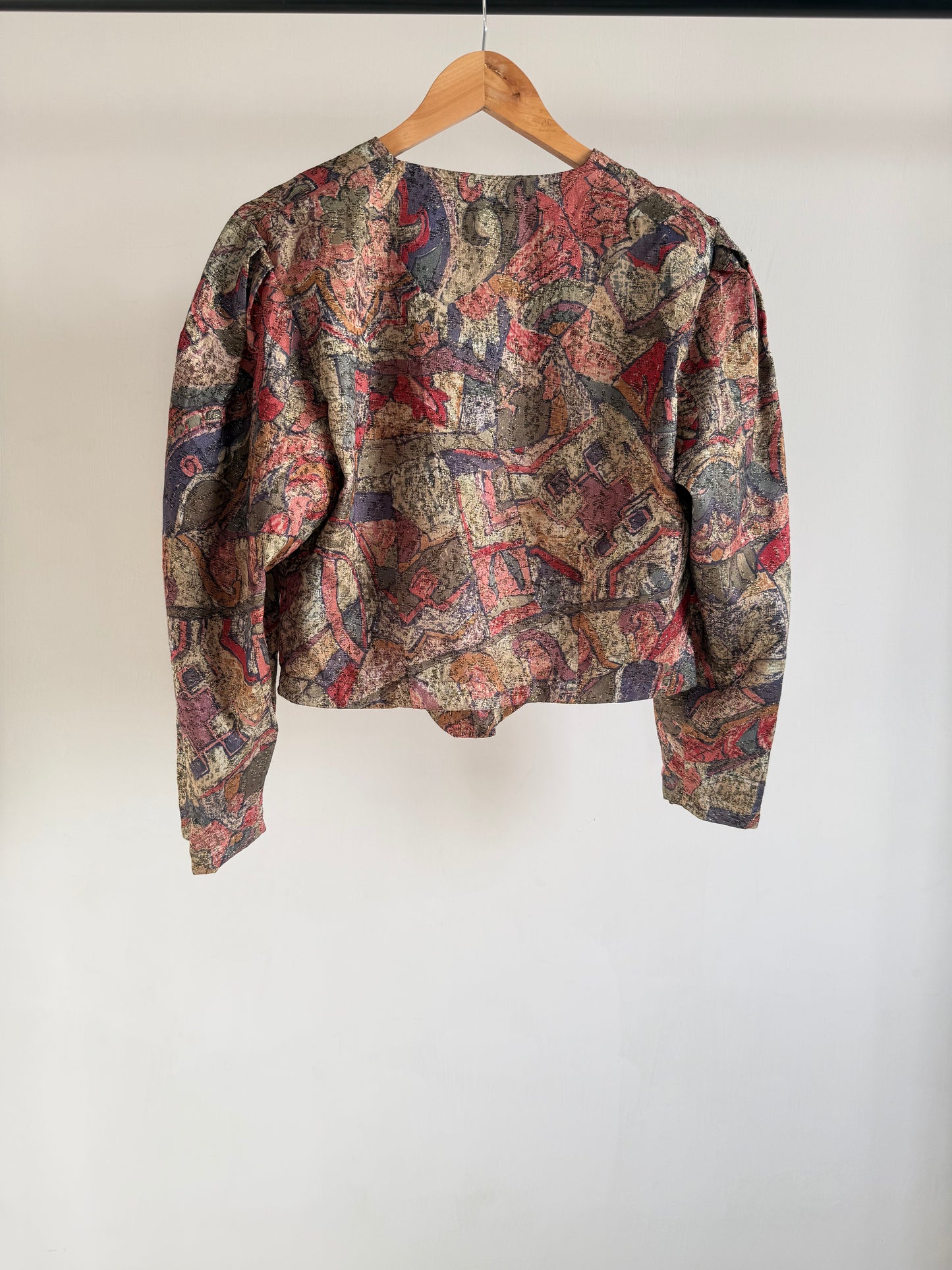 Abstract Print Crop Top