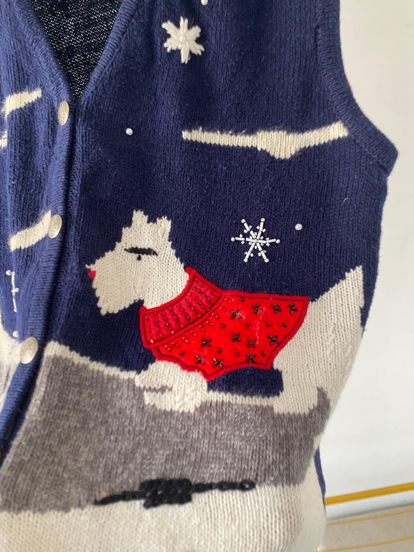 Doggo embroidered vest