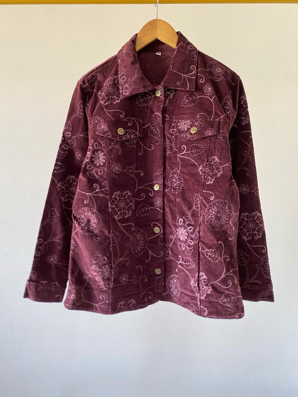 Plum Cord Jacket