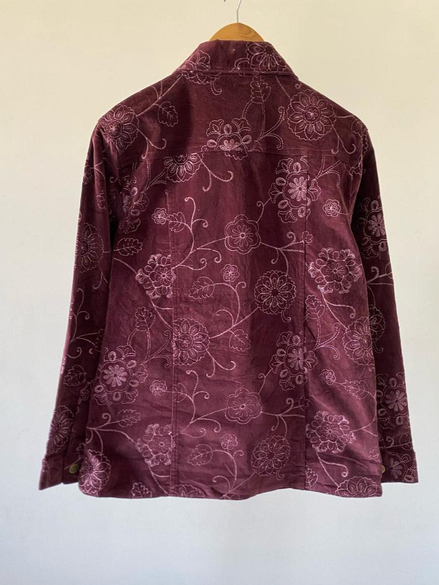 Plum Cord Jacket
