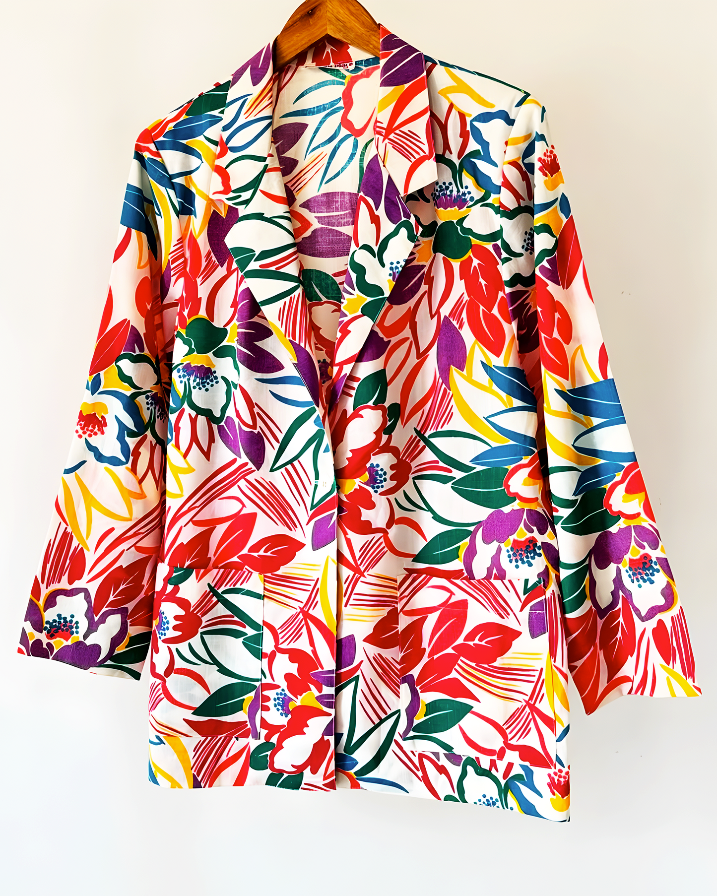 Carnival Bloom Oversized Blazer