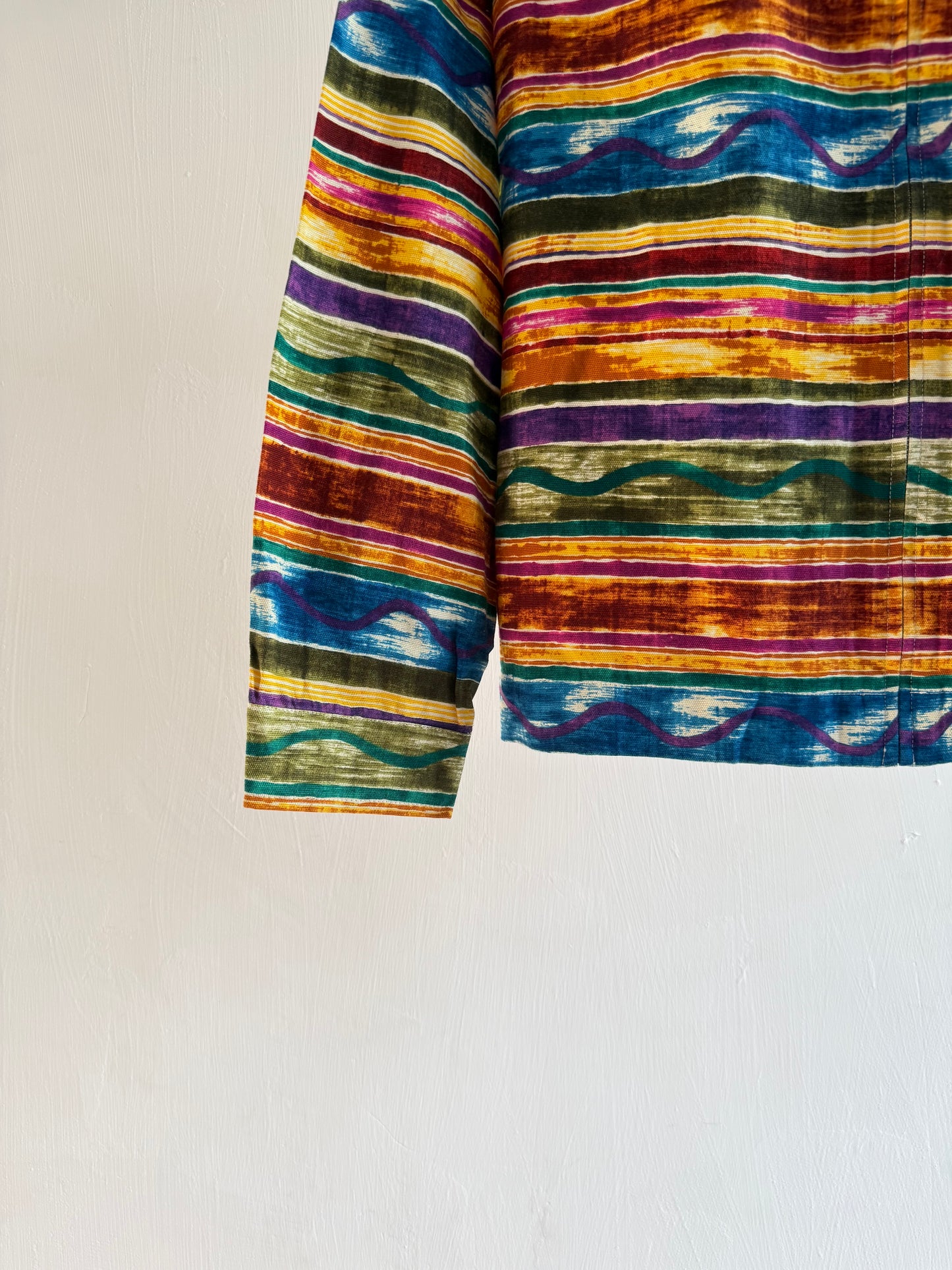 Multicoloured Zipper Jacket