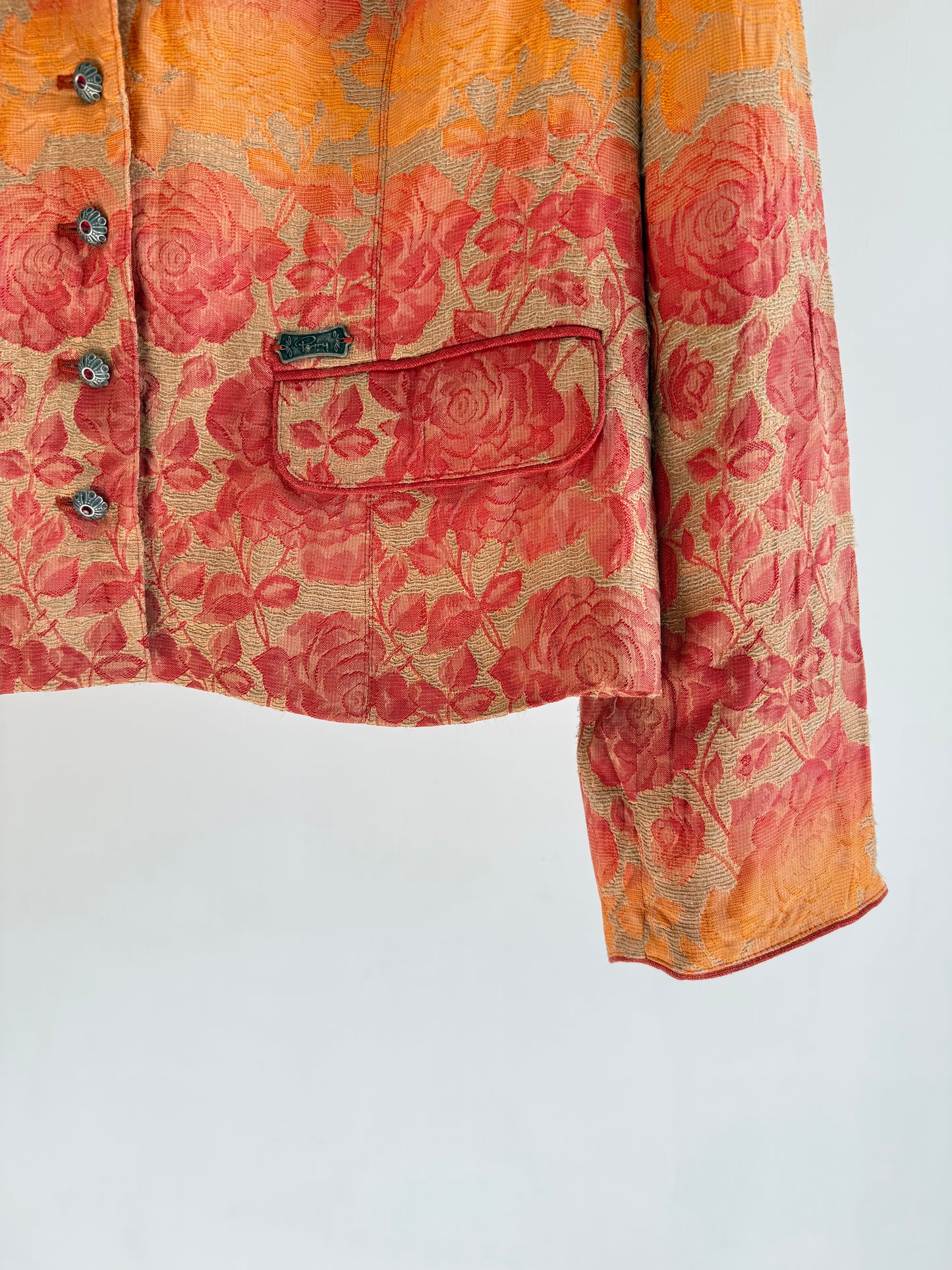 Sunburst Floral Blazer