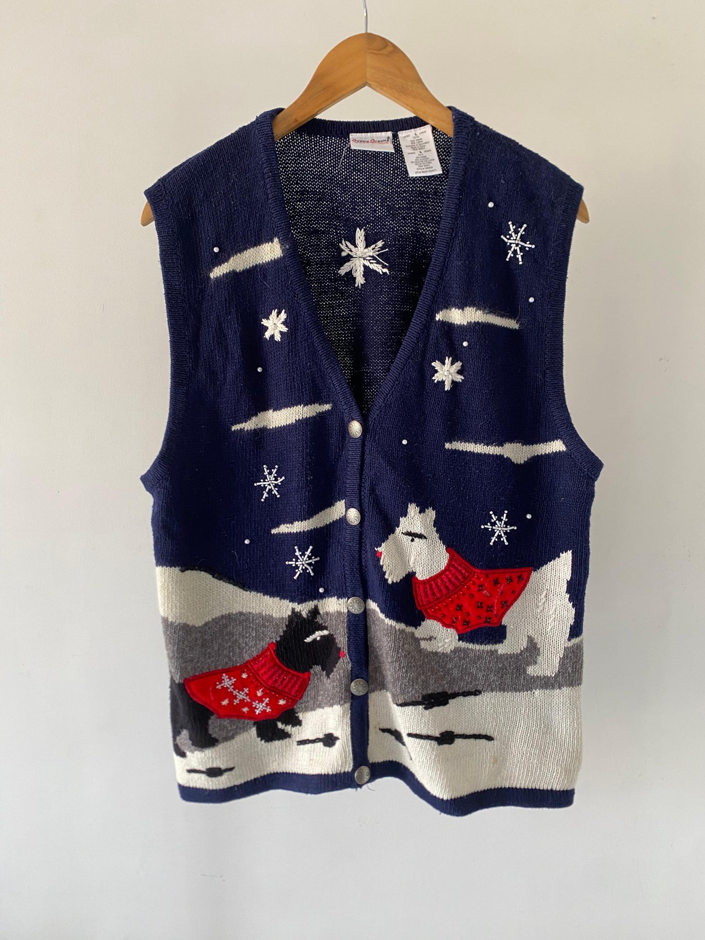 Doggo embroidered vest