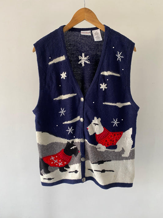 Doggo embroidered vest