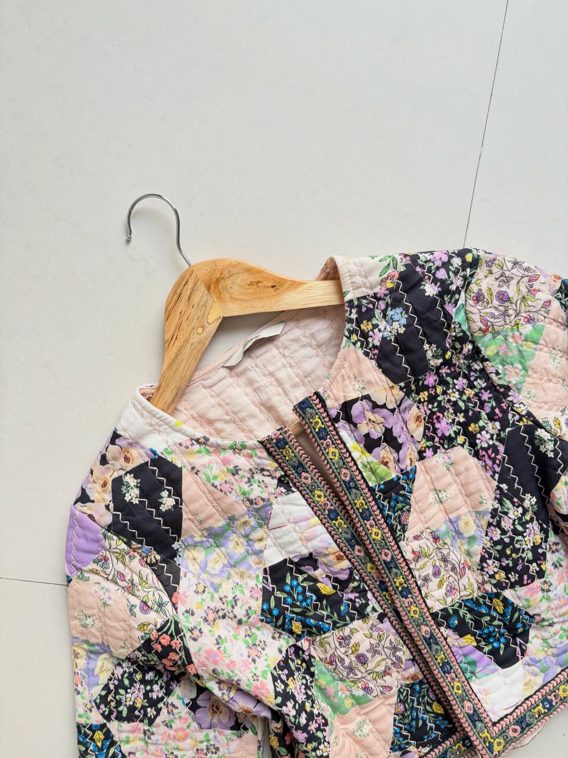 Multicoloured Embroidered Boho Jacket