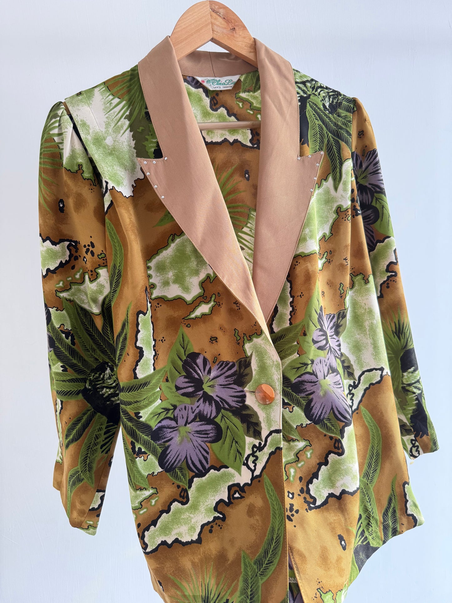 Multicoloured Polyester Blazer