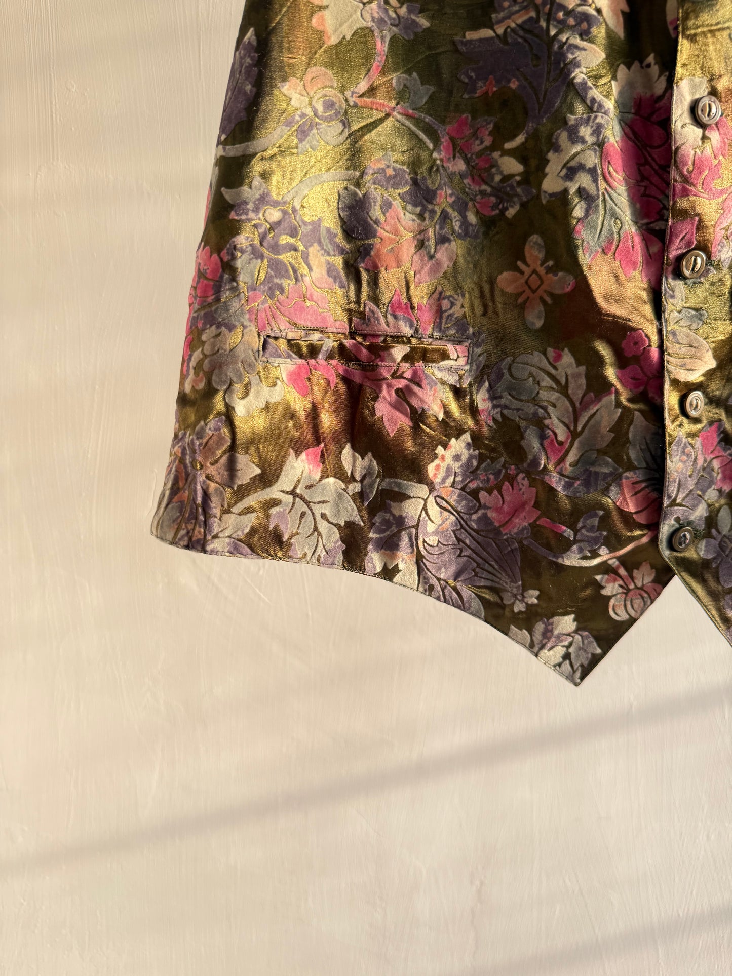 Multicolored Floral Vest