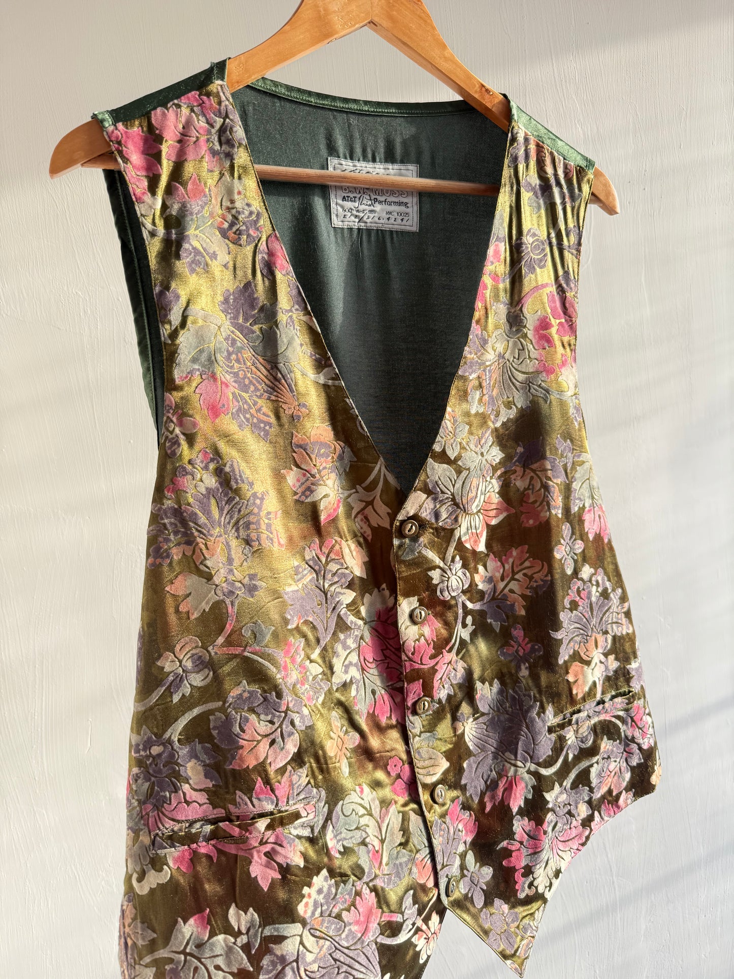 Multicolored Floral Vest