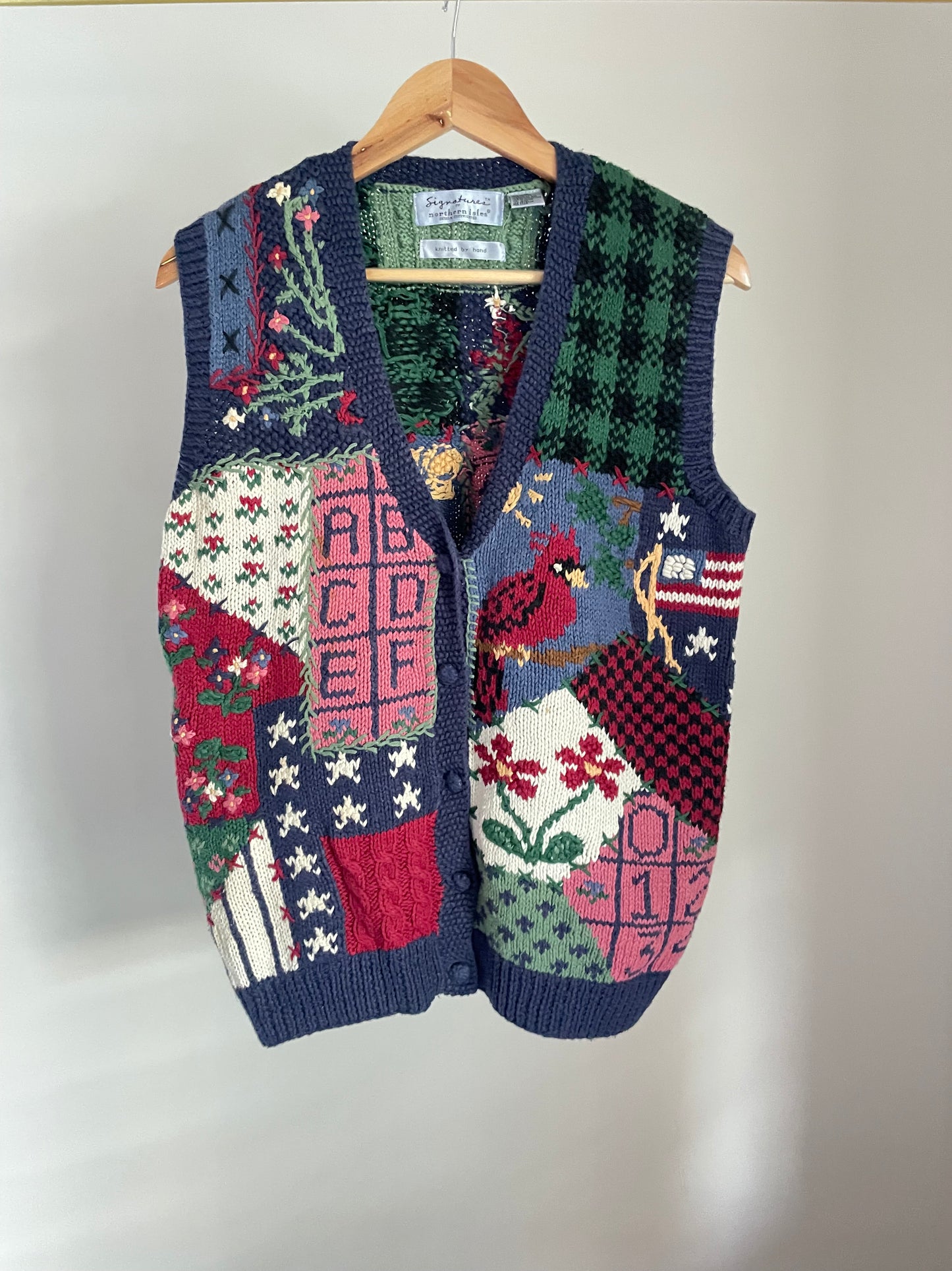 Half embroidered cardigan