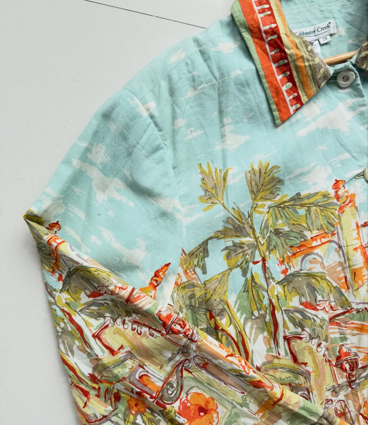 Teal & Orange Painting Jacket