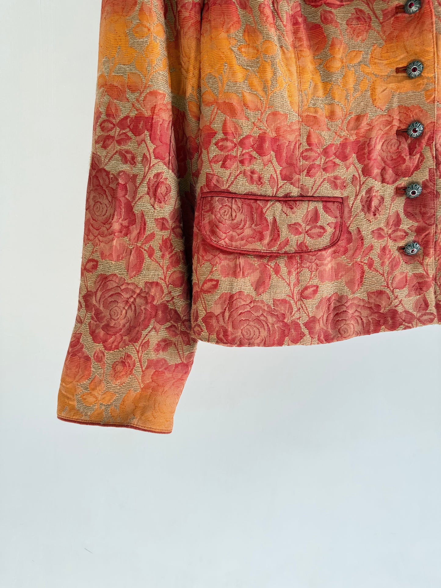 Sunburst Floral Blazer