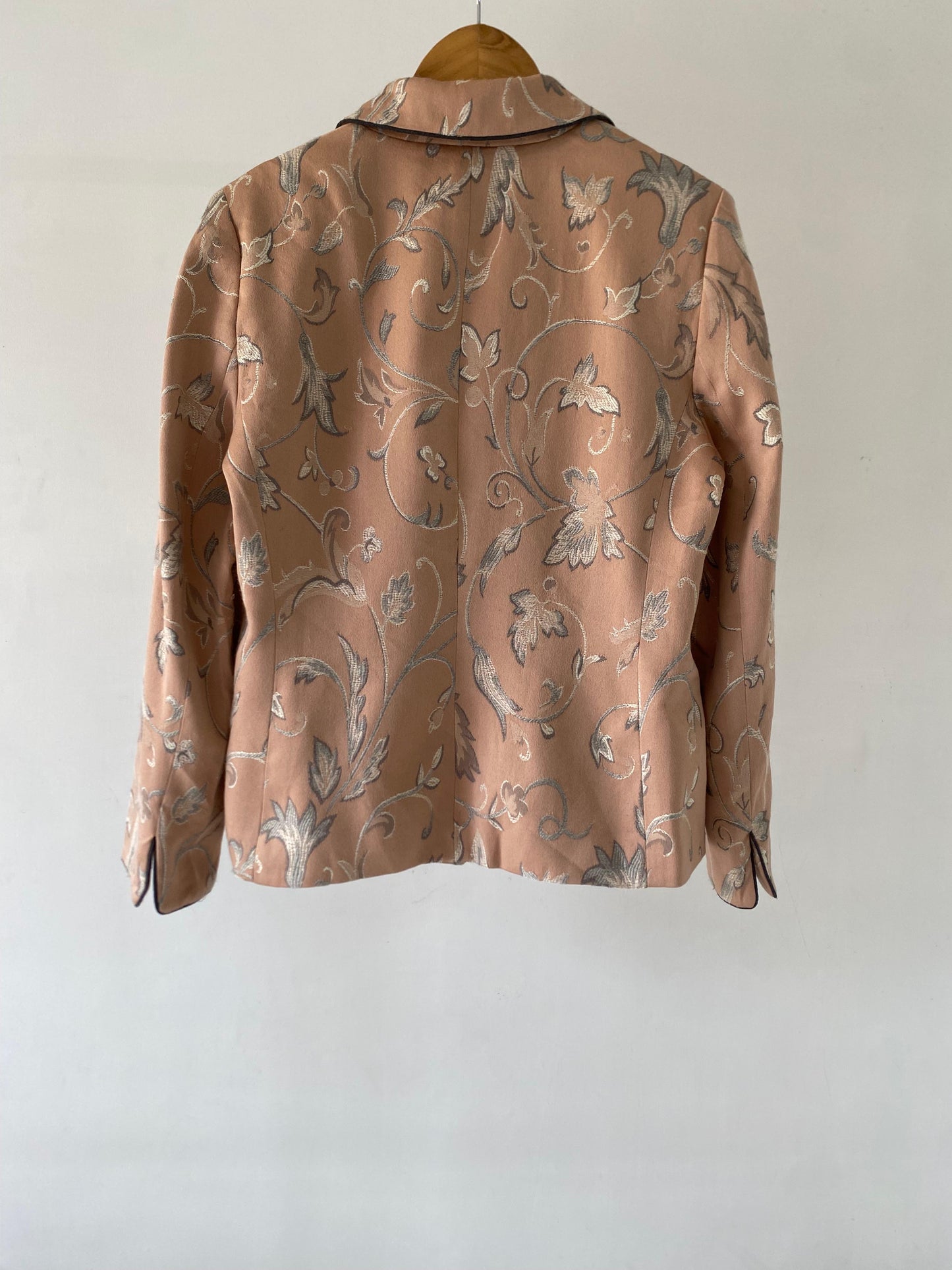 Embossed Peach Blazer