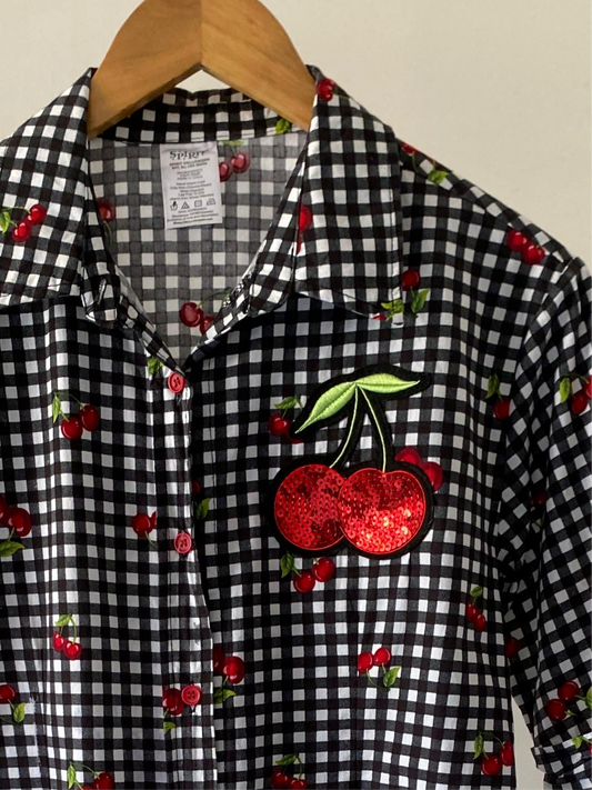 Cherry checkered shirt