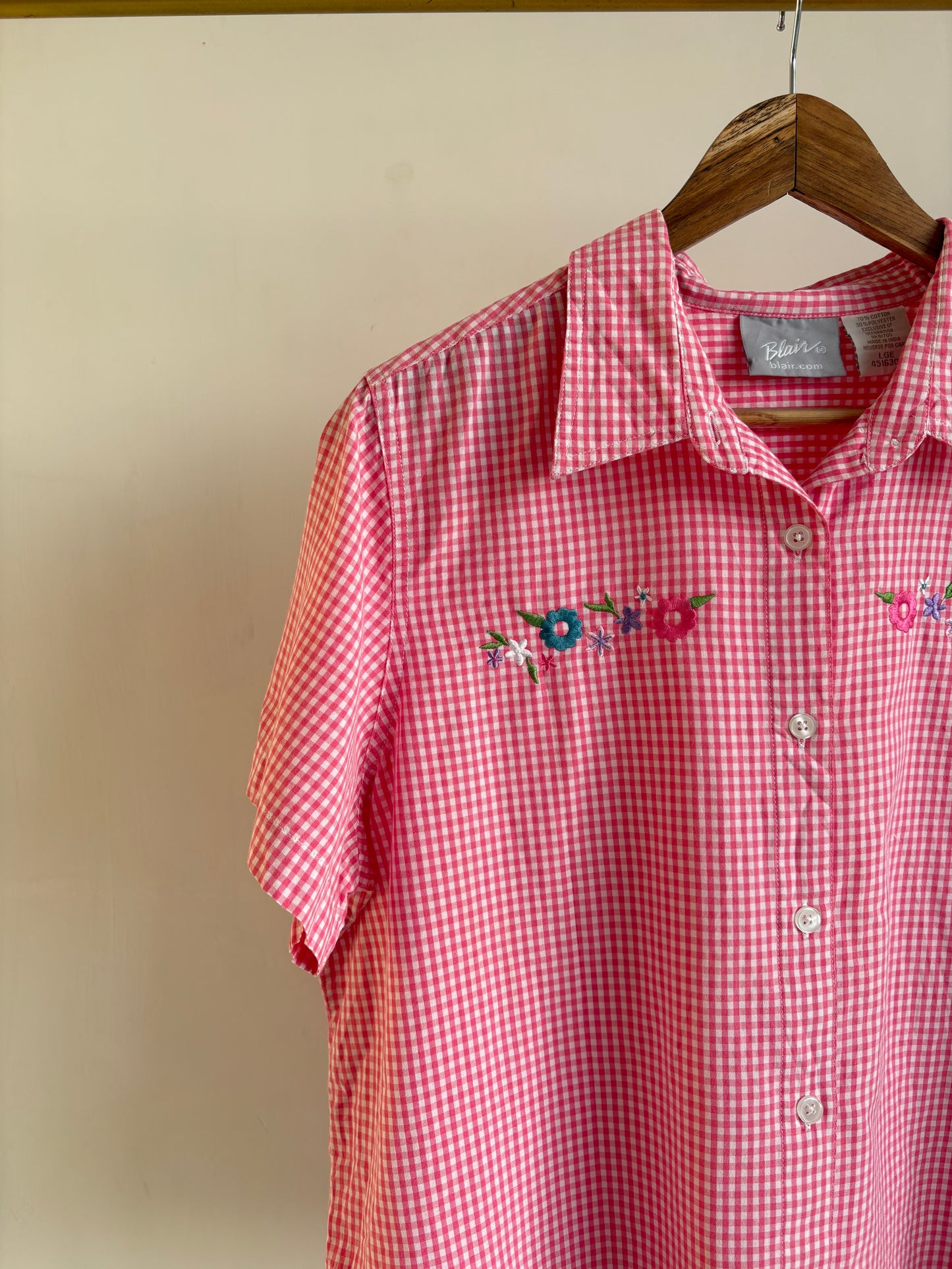 Pink Checkered Shirt