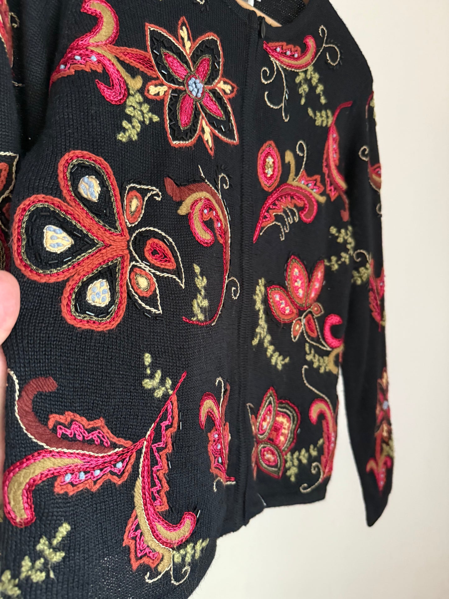 Fully Embroidered cardigan