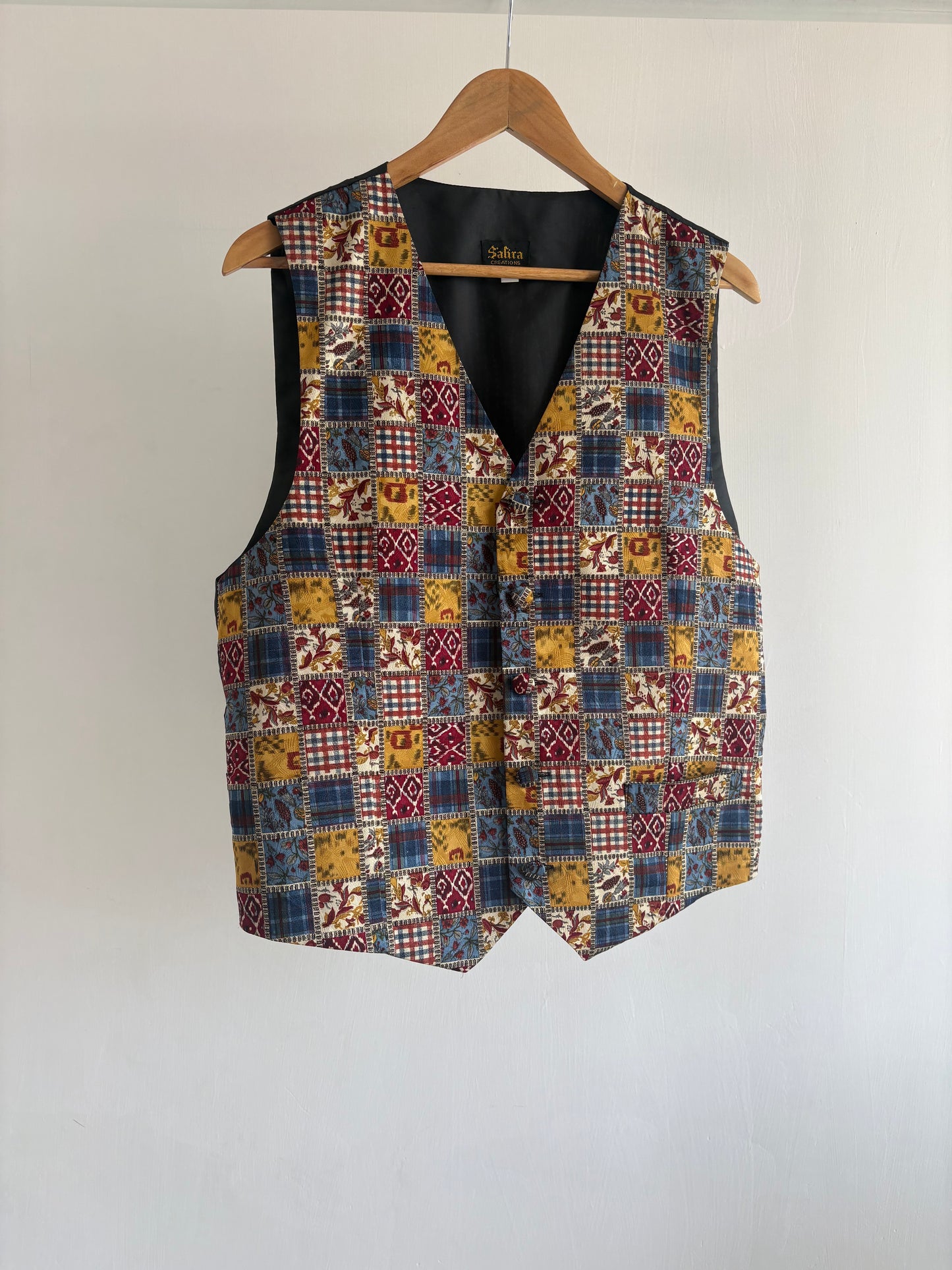 Checkered Printed Vest