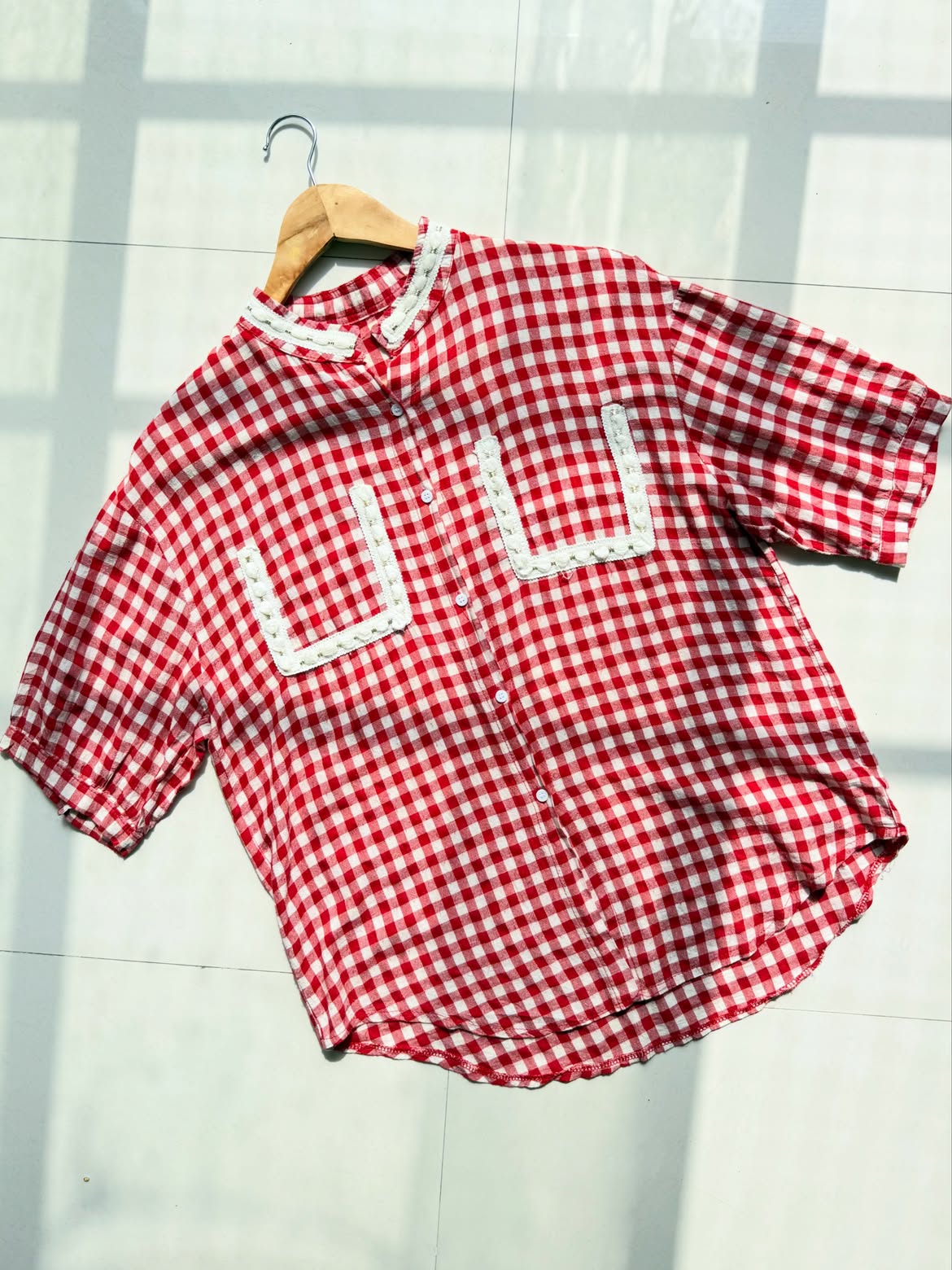 Red Gingham Shirt