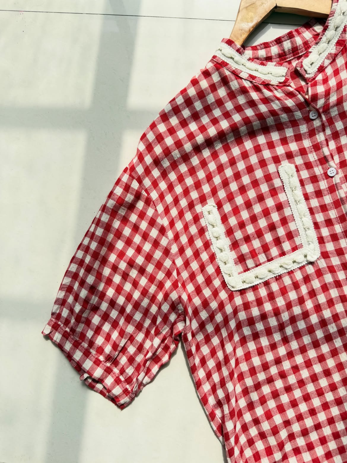 Red Gingham Shirt