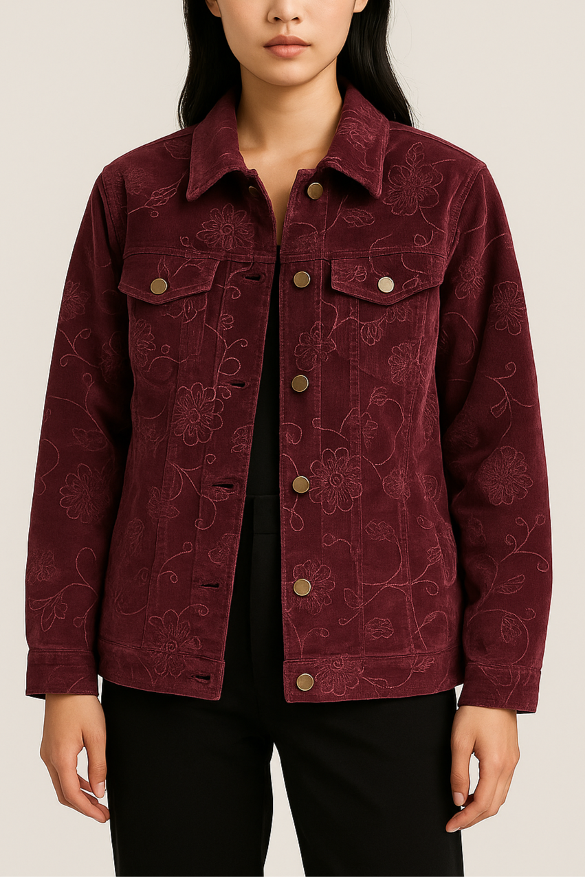 Plum Cord Jacket
