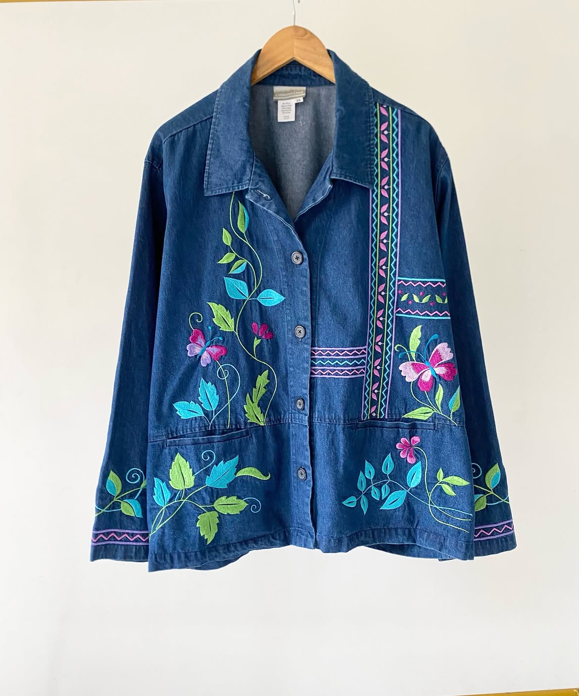 Denim Embroidered Jacket