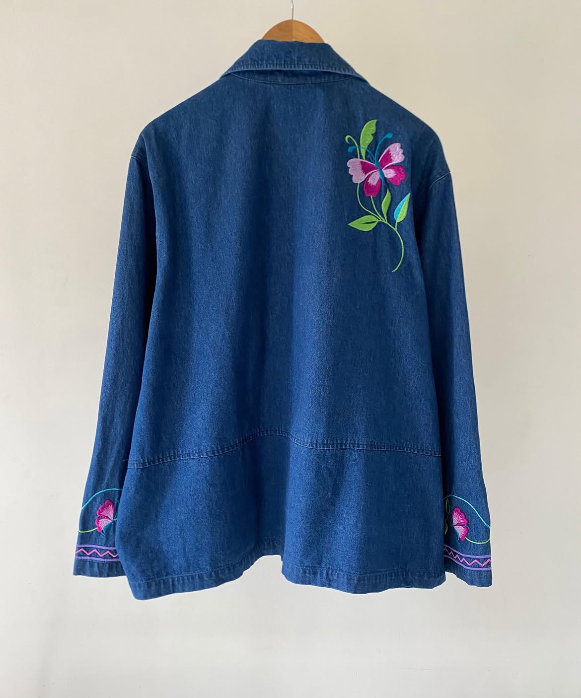 Denim Embroidered Jacket
