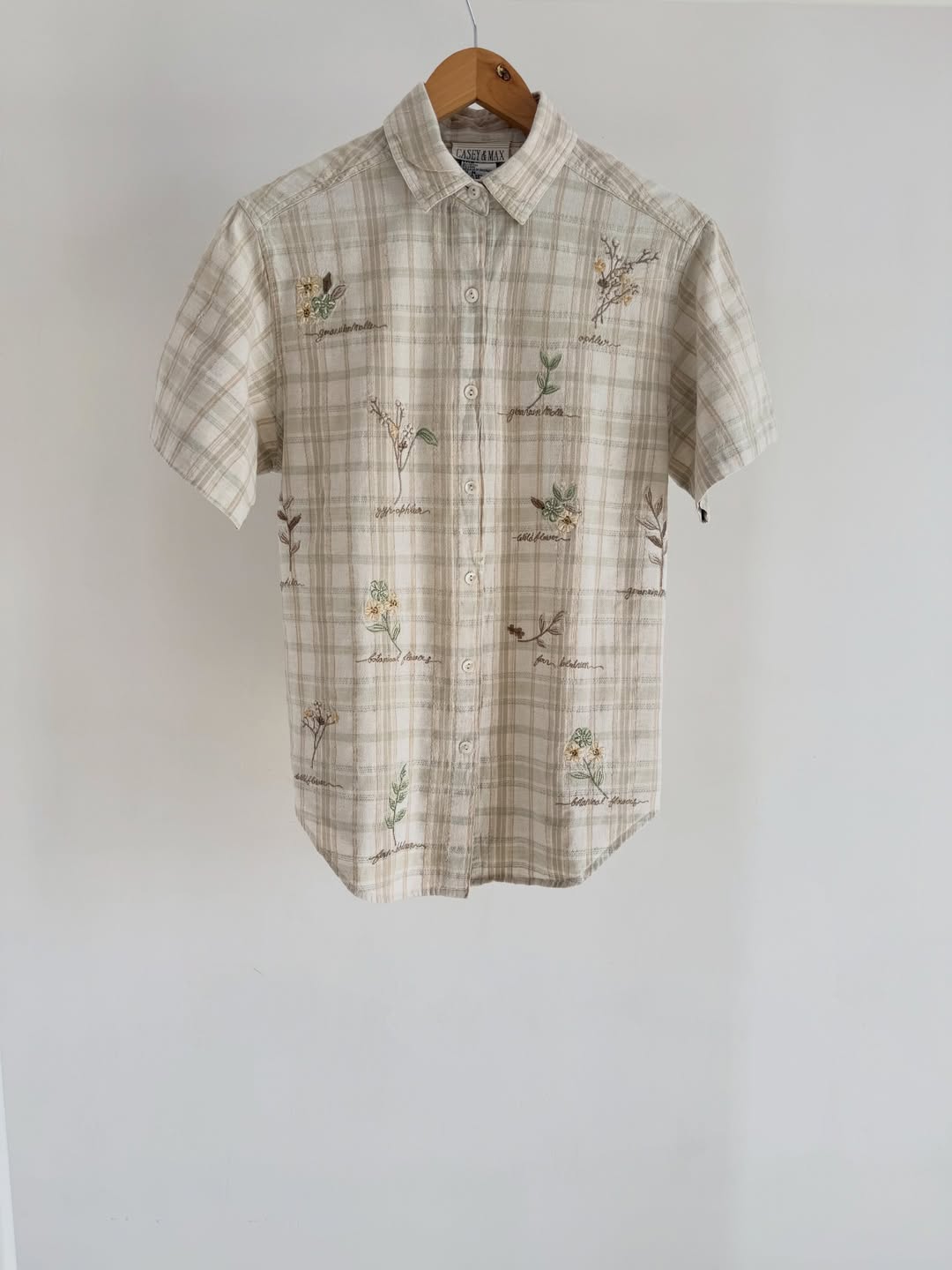 Checkered Floral Shirt