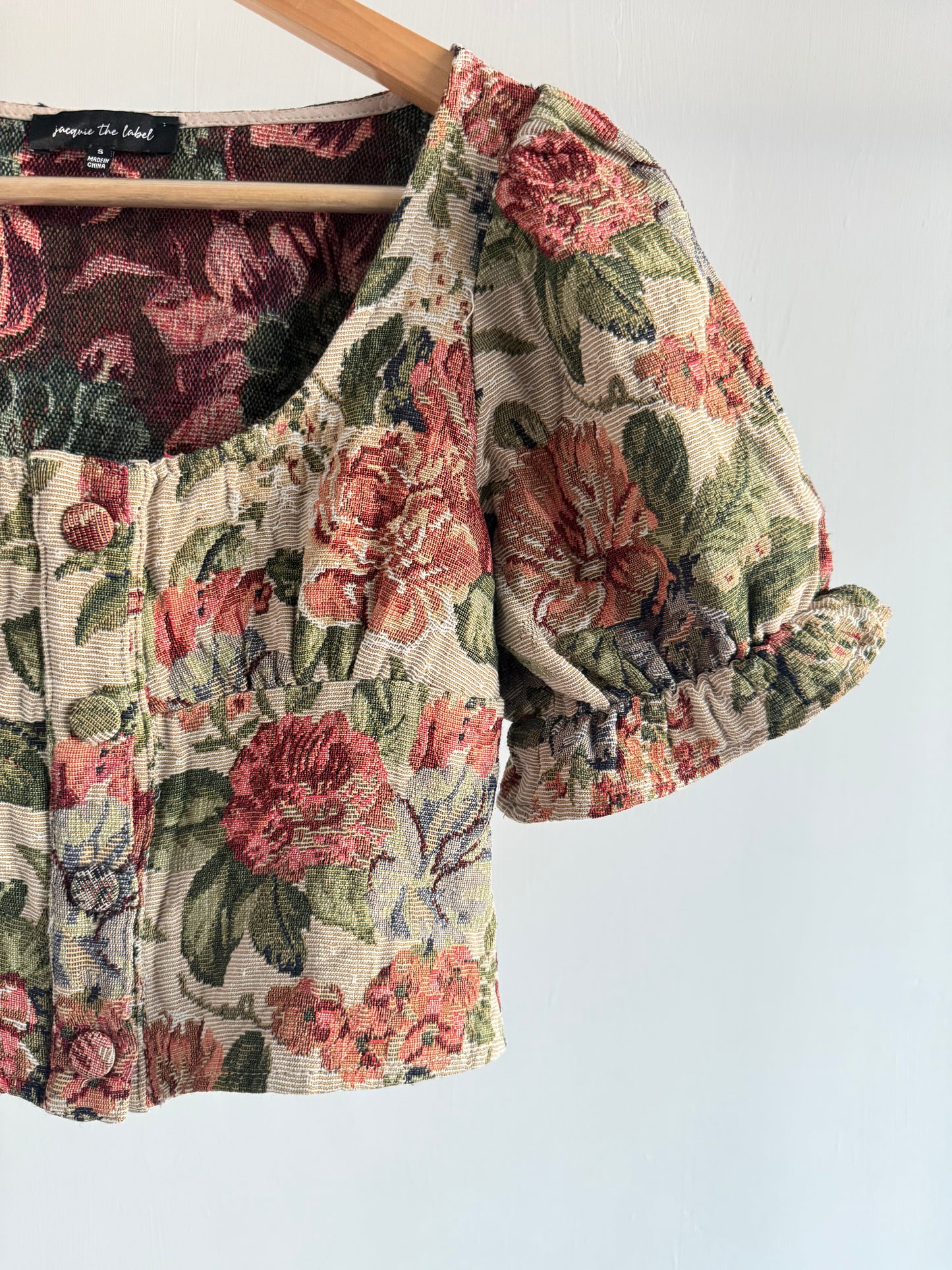 Vintage Tapestry Top