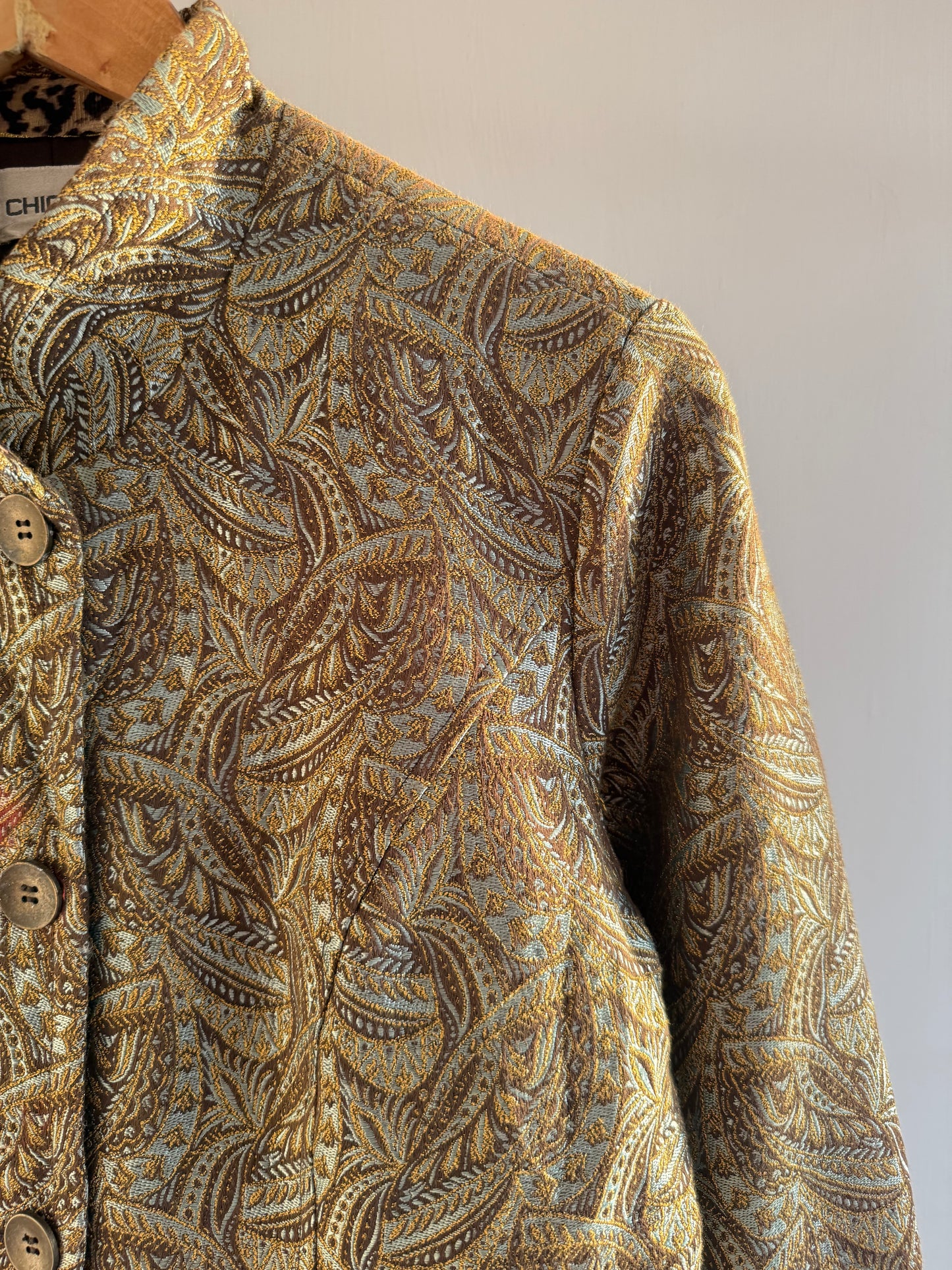 Olive Green Shimmery Jacket